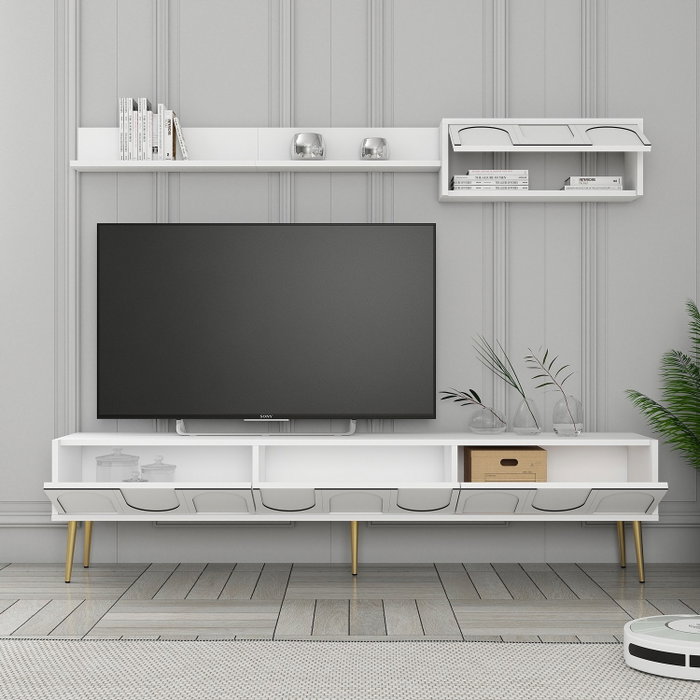 Hanah Home Lyon 2 - Blanco y Dorado